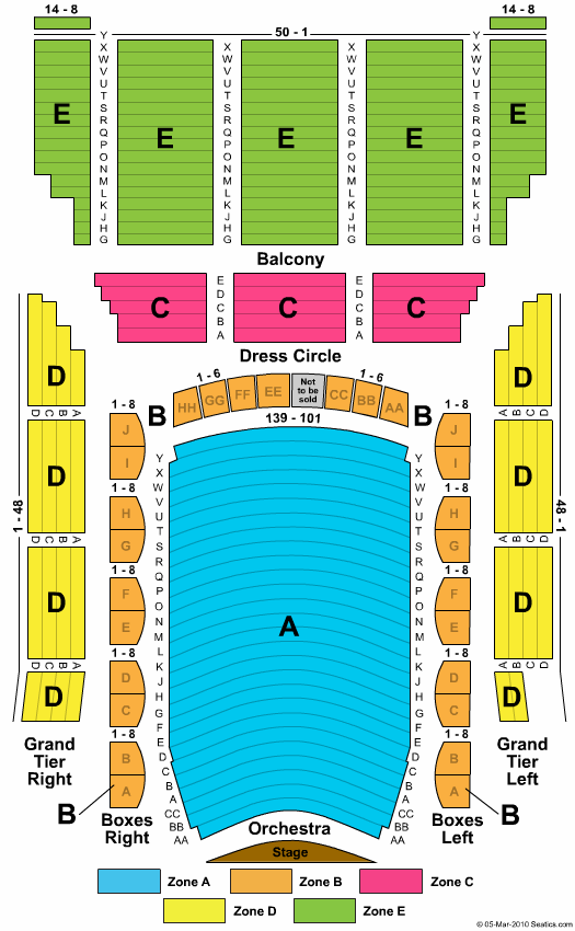 Lyric Opera House Seating Chart